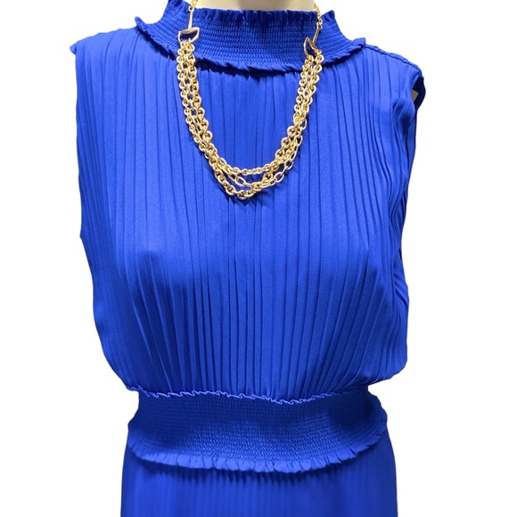 ❤️NWT Stunning Royal Blue Designer Dress Sz. 10 - Picture 8 of 15